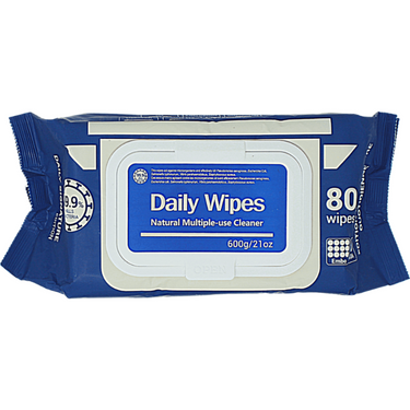 DAILY SIGNATURE_Natural Multi-use Disinfectant Wipes (80 pieces per pack)_Cosmetic World